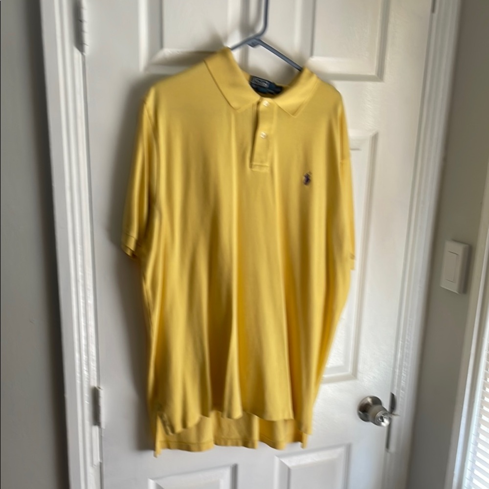 Polo by Ralph Lauren Yellow Polo Shirt Classic Style